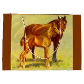 Sac Cadeau grand cheval petit cheval (Dos)