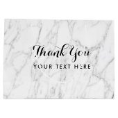 Sac Cadeau Grand chic brillant marbre blanc en pierre (Dos)