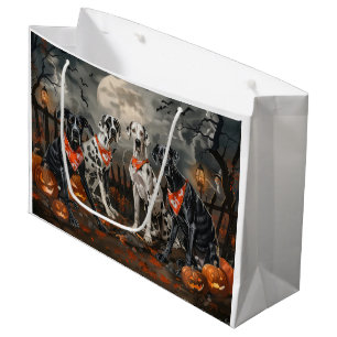 Sac Cadeau Grand Danois Halloween Épouvantable