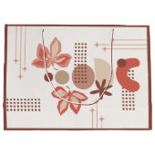 Sac cadeau grand format abstrait botanique minimal (Dos)