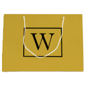 Sac cadeau grand format avec design monogramme per (Devant)