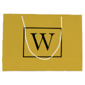 Sac cadeau grand format avec design monogramme per (Dos)