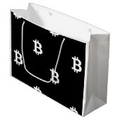 Sac cadeau grand format Bitcoin B Cool (Devant Angle)