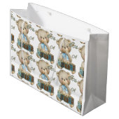 Sac Cadeau Grand Format 'C'est Un Garçon' (Devant Angle)