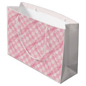 SAC CADEAU GRAND FORMAT CHECK QUILT ROSE / BLUSH (Dos Angle)