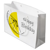 Sac cadeau grand format Citrus Lemon Joyeux Annive (Dos Angle)