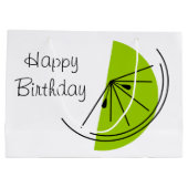 Sac cadeau grand format Citrus Lime Joyeux Anniver (Dos)