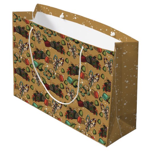 Sac Cadeau Grand Format Coco (Couleur) - Friandise (Dos Angle)
