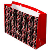 Sac cadeau grand format Collection Joyeux Noël Pèr (Dos Angle)