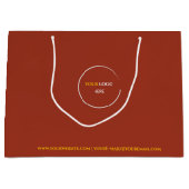 Sac Cadeau Grand Format en Argile Rouge (Devant)