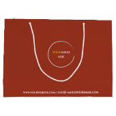 Sac Cadeau Grand Format en Argile Rouge (Dos)