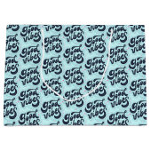 Sac Cadeau Grand Format "Good Vibes" (Devant)