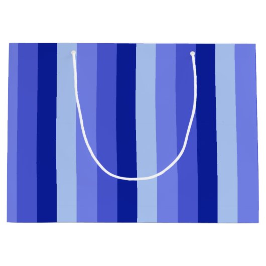 Sac Cadeau Grand Format Jours Bleus (Devant)