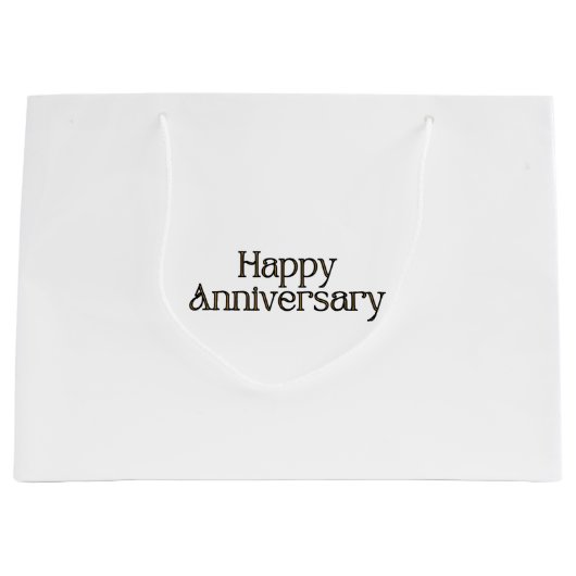Sac Cadeau Grand Format "Joyeux Anniversaire" (Devant)