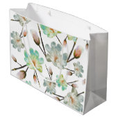 Sac cadeau grand format Magnolia Pattern (Dos Angle)