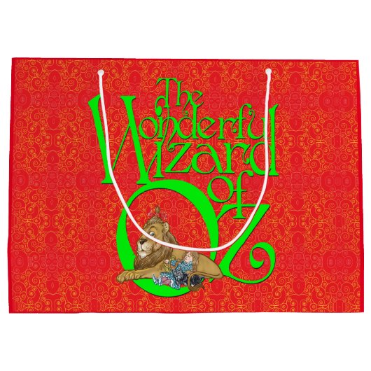 Sac cadeau grand format Noël Classique Magicien d' (Dos)