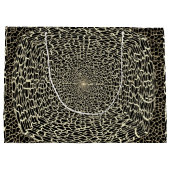 SAC CADEAU GRAND FORMAT OR ET NOIR (Dos)