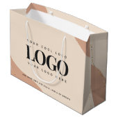 Sac cadeau grand format personnalisé avec logo et  (Dos Angle)