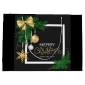 Sac cadeau grand format pour un joyeux Noël (Dos)