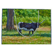 Sac Cadeau Grand Format Ranch Style Ferme Vaches (Dos)