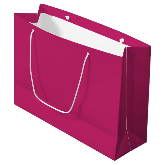 Sac cadeau grand format rose brûlé (Devant Angle)