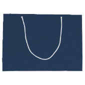 Sac Cadeau Grand Format Texturé Bleu Élégant Pour (Dos)