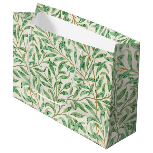 Sac cadeau grand format Willow Pattern de William (Devant Angle)