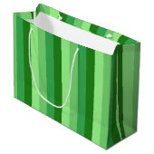 Sac Cadeau Grand Herbe Verte (Devant Angle)