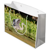 Sac Cadeau Grand héron bleu (Dos Angle)