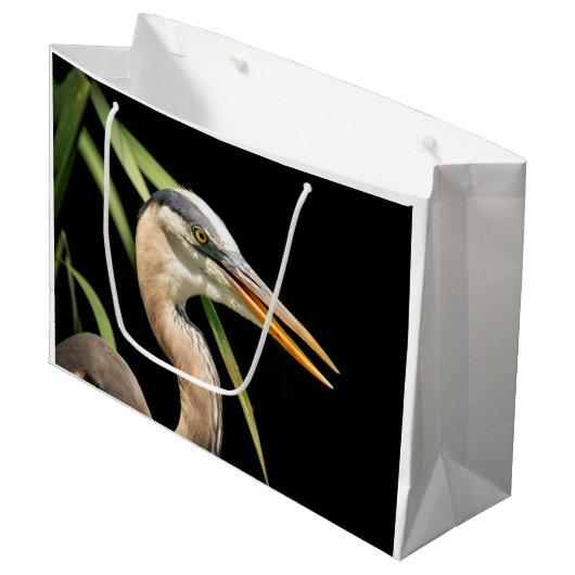 Sac Cadeau Grand héron bleu (Devant Angle)
