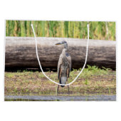 Sac Cadeau Grand Héron bleu debout dans le lac Champlain (Dos)