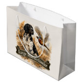 Sac Cadeau Grand Münsterländer avec Faisan (Dos Angle)