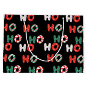 Sac Cadeau Grand Noël Ho Ho Ho (Dos)