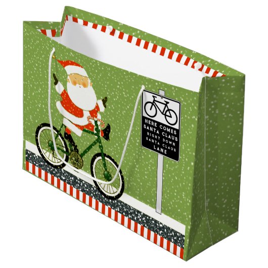Sac Cadeau Grand Vacances Cycliste (Devant Angle)