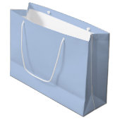 Sac cadeau grande bleu ciel doux (Devant Angle)