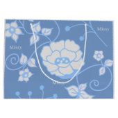 Sac cadeau grande taille Blue Garden (Dos)