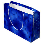 Sac Cadeau Grande Taille Hanukka Étoile de David B (Dos Angle)