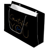 Sac cadeau "Grateful For You" (Devant Angle)