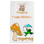 Sac cadeau Grenouille Champignons (Devant)