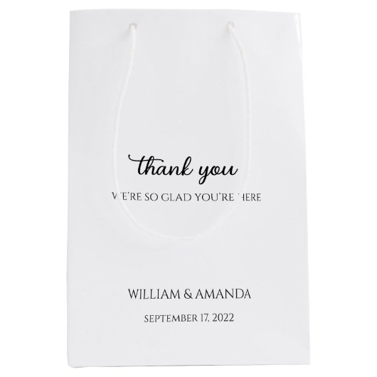 Sac cadeau GreyGarden Blanc (Devant)