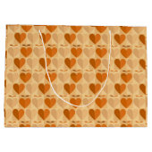 Sac cadeau Groovy 70s Hearts (Dos)