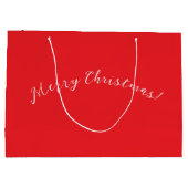 Sac cadeau GUINEA PIG DANS UN CHAT SANTA (Dos)