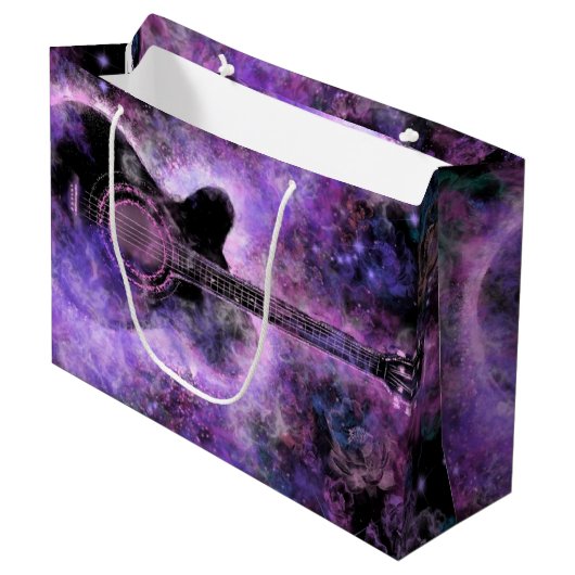 Sac Cadeau Guitare Rock N Roll Musique Rock (Devant Angle)