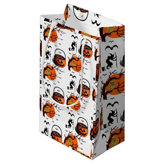 Sac cadeau Halloween (Devant Angle)