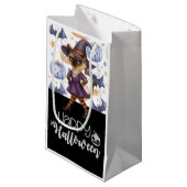 Sac cadeau Halloween Chat (Devant Angle)