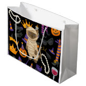 Sac cadeau Halloween Chat (Devant Angle)