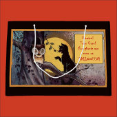 Sac cadeau Halloween Chat vintage