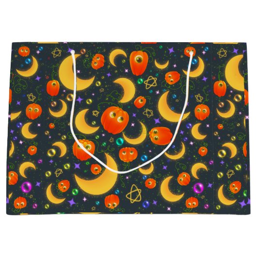 Sac cadeau Halloween coloré (Devant)