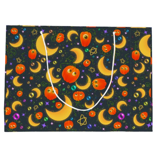 Sac cadeau Halloween coloré (Dos)