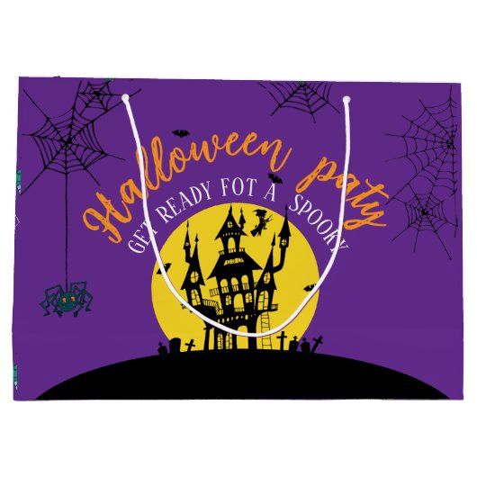 🎃 Sac cadeau Halloween Éffrayant (Dos)